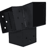 Connecteur 3D (gauche) 105° gris anthracite 90x90