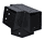 Connecteur 3D (doite) 75° gris anthracite 90x90