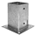 Pied carré à fixer galva 90x90