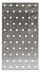 Plaque perforée 80x200x2