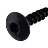 Boîte 50 vis connecteurs 7x40 gris anthracite
