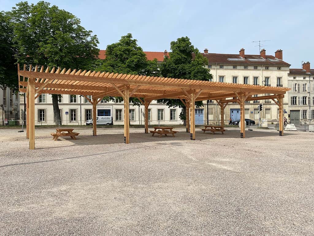 Projet bois — vue de réalisation