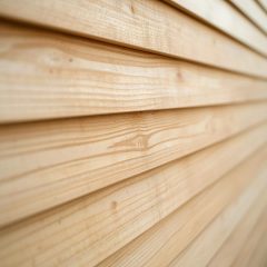 Bardage planches à recouvrement