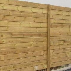 Brise vue en planches